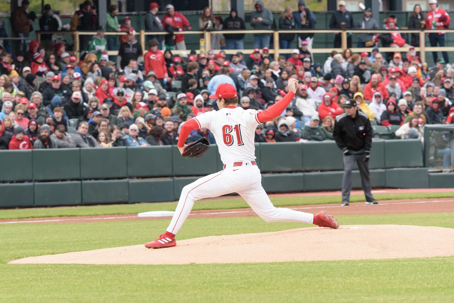 PHOTOS: Cincinnati Reds vs. Reds Top Prospects at Day Air Ballpark