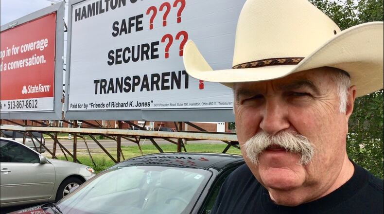 Butler County Sheriff Richard Jones told the Journal-News Wednesday he opposes the school security tax hike that will be on the ballot in five local school districts in November. Jones described the 10-year, 1.5-mill proposed tax increase as a “money grab” and claims the districts - Hamilton, Fairfield, Monroe, Edgewood and New Miami - all have enough existing funds to pay for security improvements.