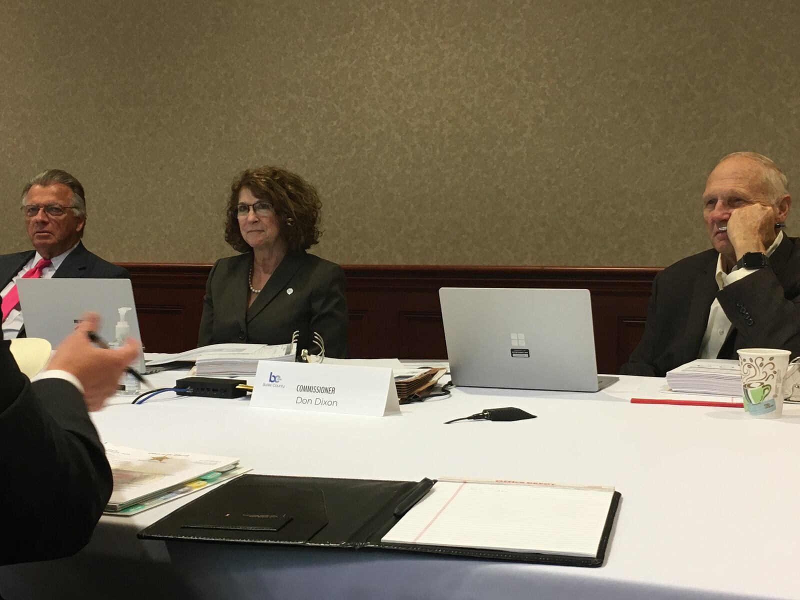 Butler County commissioners T.C. Rogers, Cindy Carpenter and Don Dixon approved a new $20.3 million contract with Humana for 2022 that includes a rate lock in the second year and maximum rate increase of around 6% in the third year.