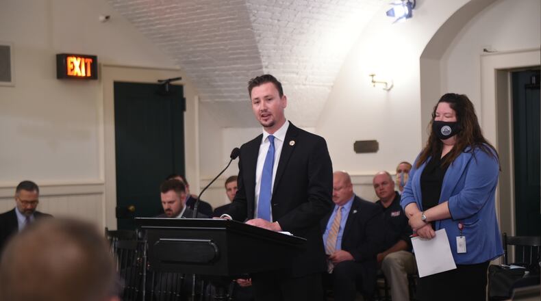State Rep. Thomas Hall, a republican from Madison Twp. and Chair of the House Technology and Innovation Committee, joins a steering committee meant to develop a modern, statewide emergency services network. PHOTO PROVIDED