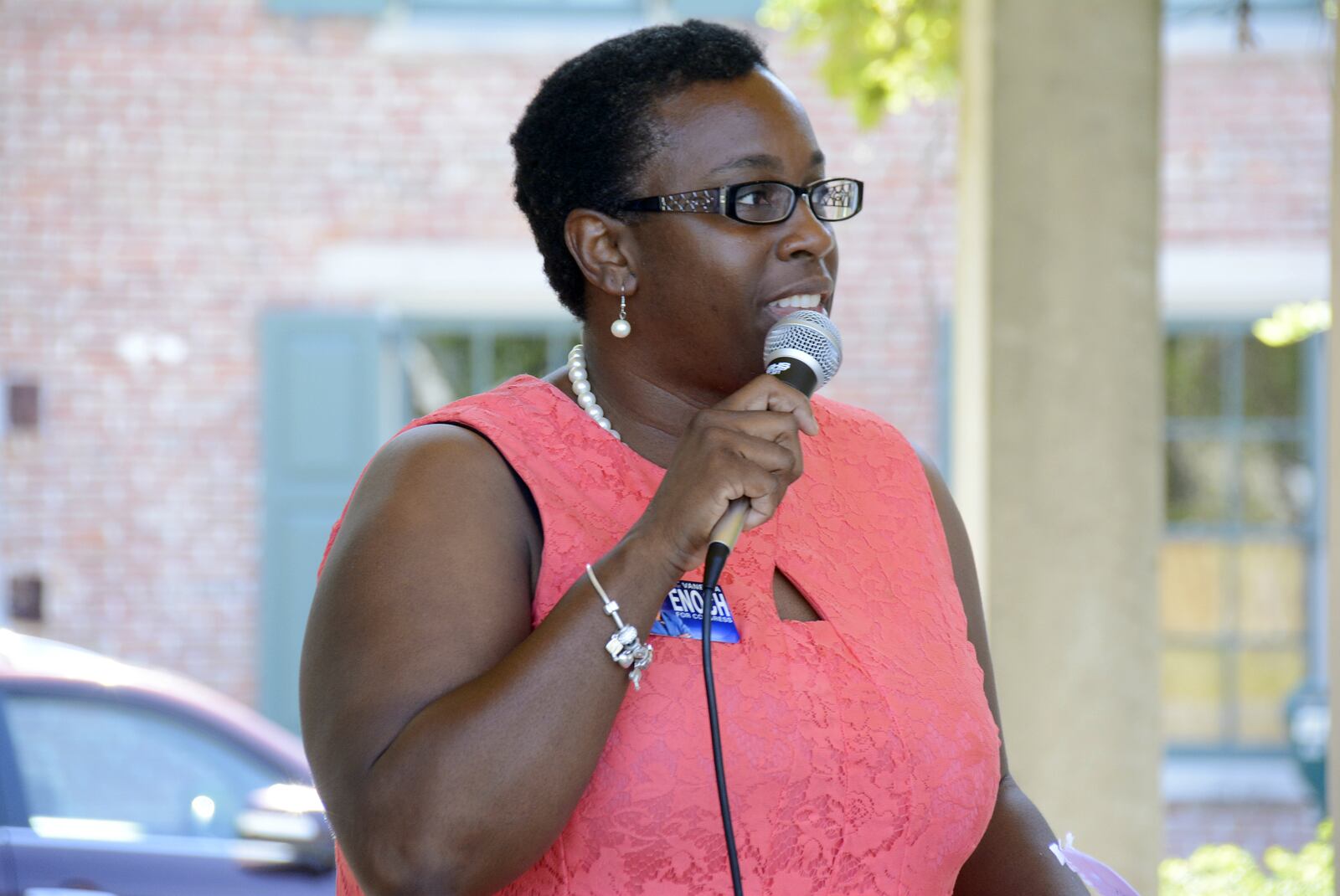 Vanessa Enoch is seeking election to the 8th Congressional District seat.