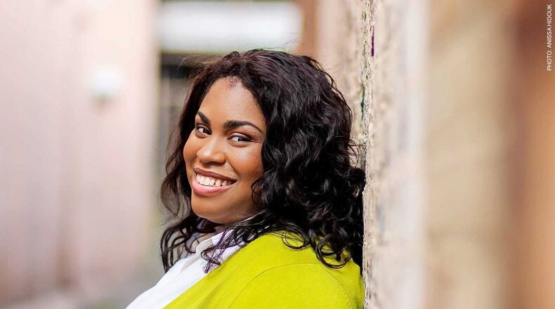 Angie Thomas, who penned the award-winning The Hate You Give will speak at 7 p.m. at Hamilton High School s auditorium and then later meet with students from the Butler County city school system. (Provided Photo/Journal-News)
