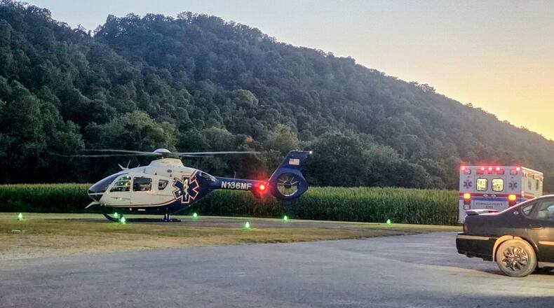The Fayette County Coroner's Office in Lexington, Ky. has identified a man who fell 40 feet at Red River Gorge and later died as a 24-year-old from Mason. PHOTO BY POWELL COUNTY SEARCH AND RESCUE