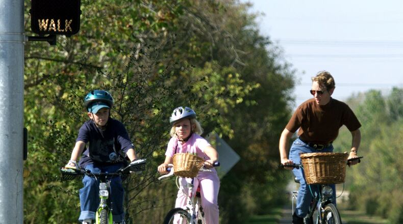 The city of Fairfield is planning on its next extension of its portion of the Great Miami River Bike Trail, which will connect the yet-to-be-named multi-use dog park to Marsh Park. FILE PHOTO