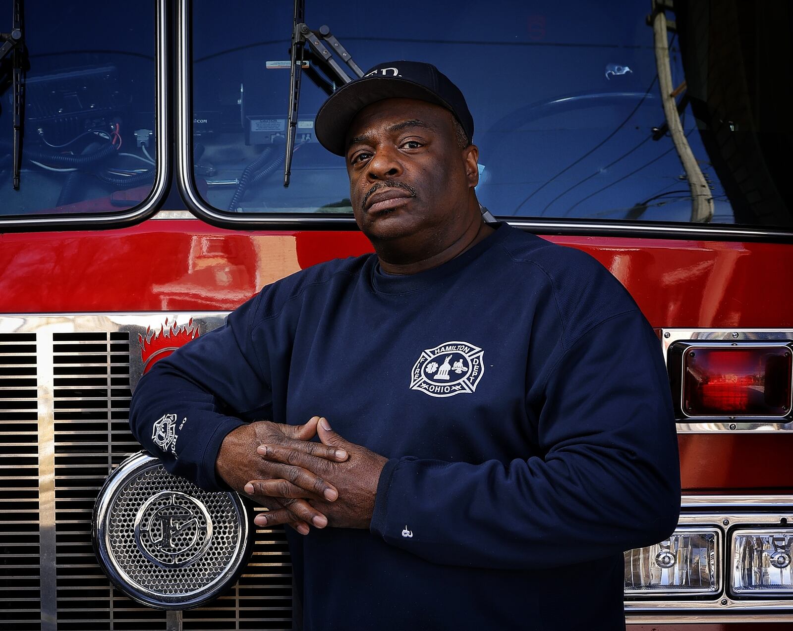 Ed Avery is retiring from Hamilton Fire Department after 28 years of service. NICK GRAHAM/STAFF