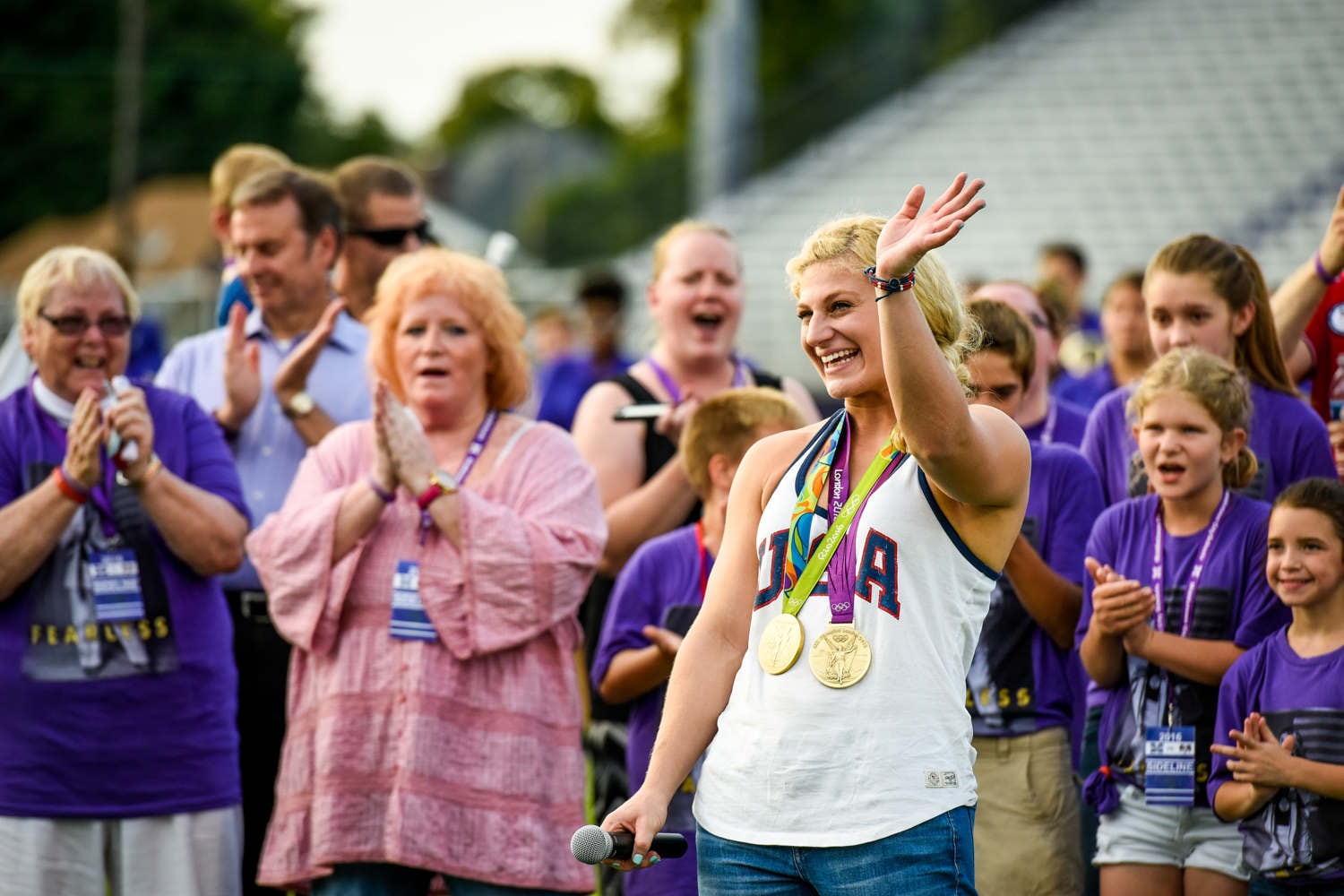 Kayla Harrison Gets Hometown Welcome