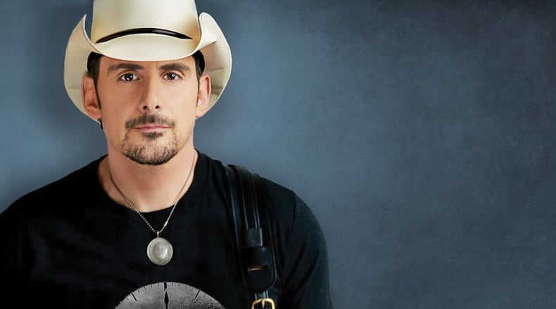 Guitar slinging country singer Brad Paisley is coming to town. CONTRIBUTED