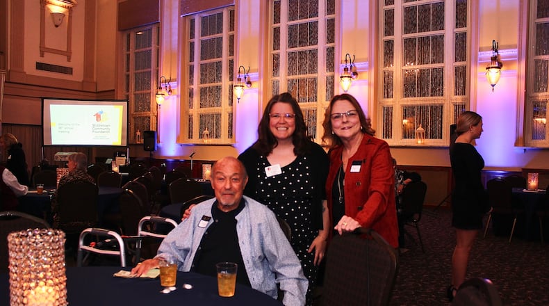 Middletown Community Foundation Executive Director Sarah Nathan (center) with Richard Isroff, past MCF president, and Jan Price at the 2024 MCF Annual Event. CONTRIBUTED/MIDDLETOWN COMMUNITY FOUNDATION