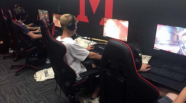 The growing popularity of "esports" video gaming and its industry has Miami University offering a summer camp for teen gamers. The camp this week is an extension of Miami's leadership position in recent years as one of the first schools in the nation to offer a graduate degree in esports management. (Provided Photo\Journal-News)