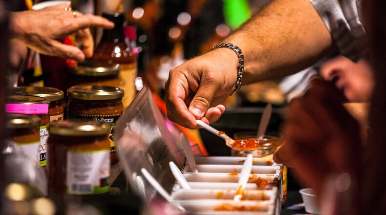 Jungle Jim's Weekend of Fire is one of the store’s biggest and wildest sampling shows. You can also purchase products you like right at the booth you're sampling from. CONTRIBUTED