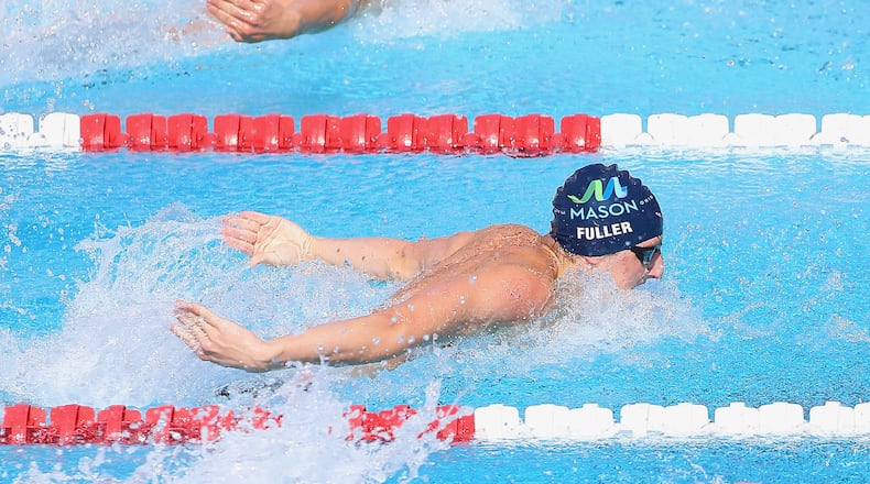 Braden Fuller, a senior on the Lakota East High School swimming team, also swims for a club team in Mason. He hopes to qualify for the state championships for the fourth time. SUBMITTED PHOTO