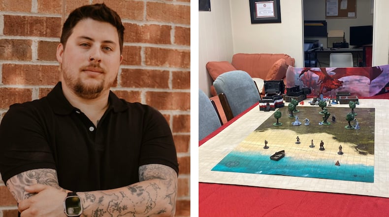 Dragons Den Counseling, Zach Webber’s private practice that opened in Kettering in May, is dedicated to helping neurodivergent individuals and families navigate life’s obstacles through the power of imagination. CONTRIBUTED