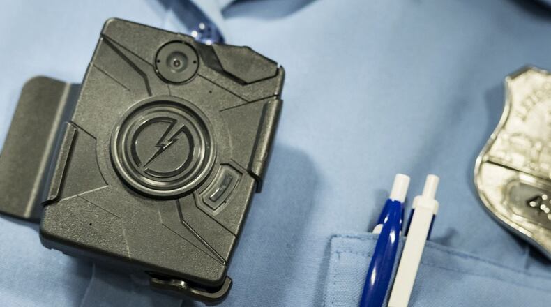 Franklin police will be seeking a state criminal justice grant to equip its 19 patrol officers with body cameras. They will be the first Warren County law enforcement agency to launch body cameras for their officers. FILE PHOTO
Oakwood has received police in-cruiser and body cameras with plans to make them operational targeted for next month. FILE