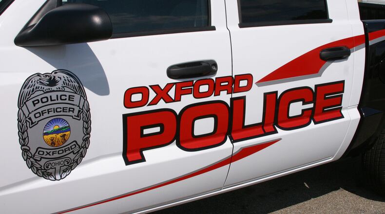 Oxford Police responding to a report of shots fired May 10 found a dead dog at a mobile home.