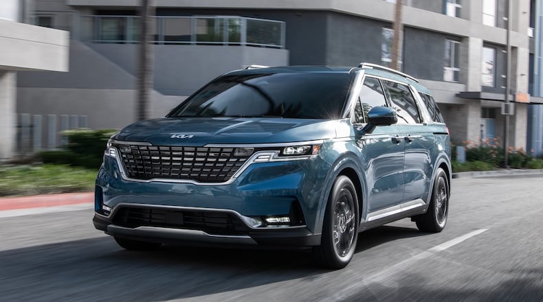 2022 Kia Carnival is a luxurious minivan with SUV style. CONTRIBUTED/KIA