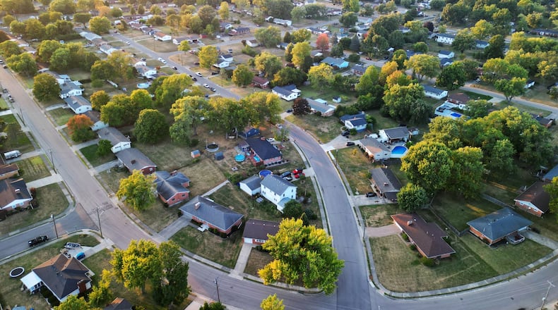 Property tax is the main source of revenue for services including schools, police and fire and county social services in Butler County. Shown here are residences in Middletown. NICK GRAHAM/STAFF