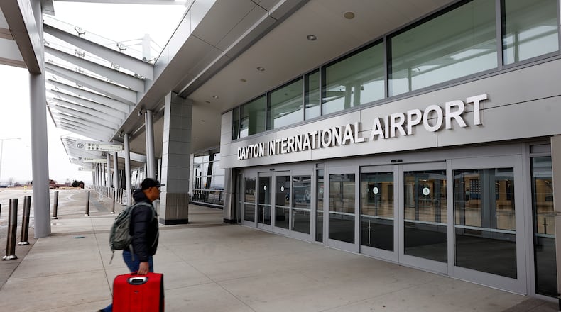 Dayton International Airport, Wednesday, Feb. 12, 2025. MARSHALL GORBY\STAFF