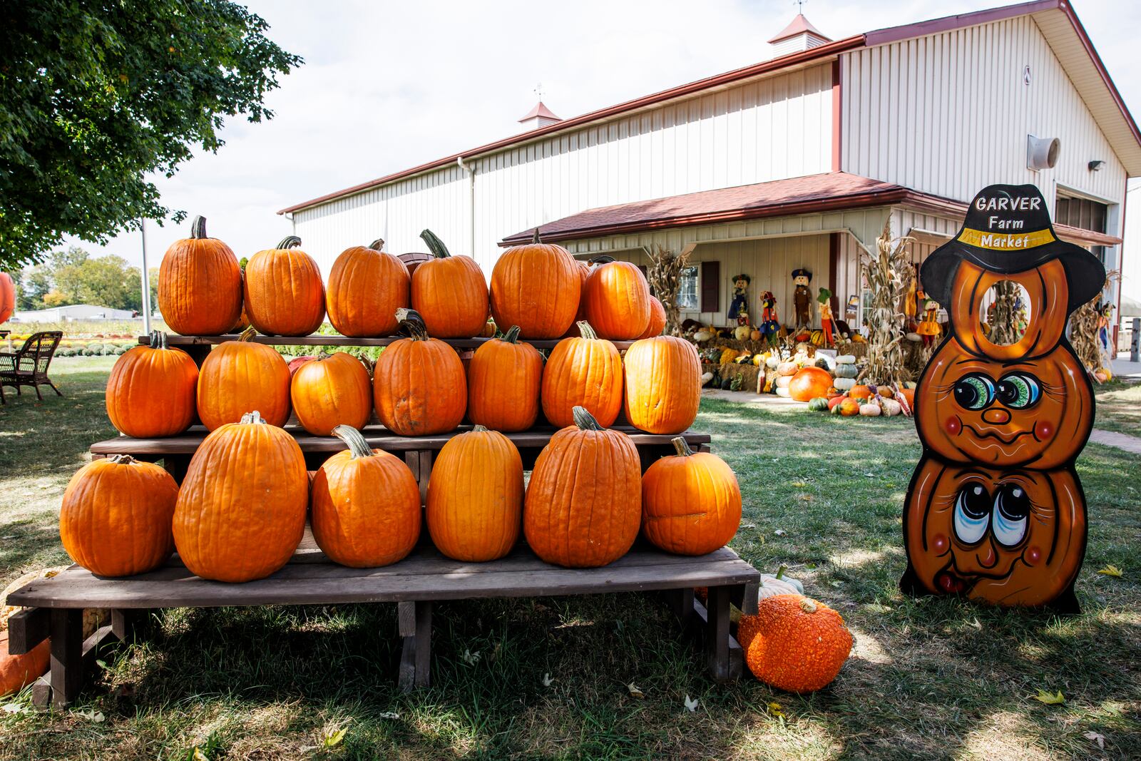 Garver Family Farm will have their Harvest Fest on Saturday and is expanding with addition of the new building opening at the beginning of 2024 that will have a bakery, bistro, wine bar and more. NICK GRAHAM/STAFF
