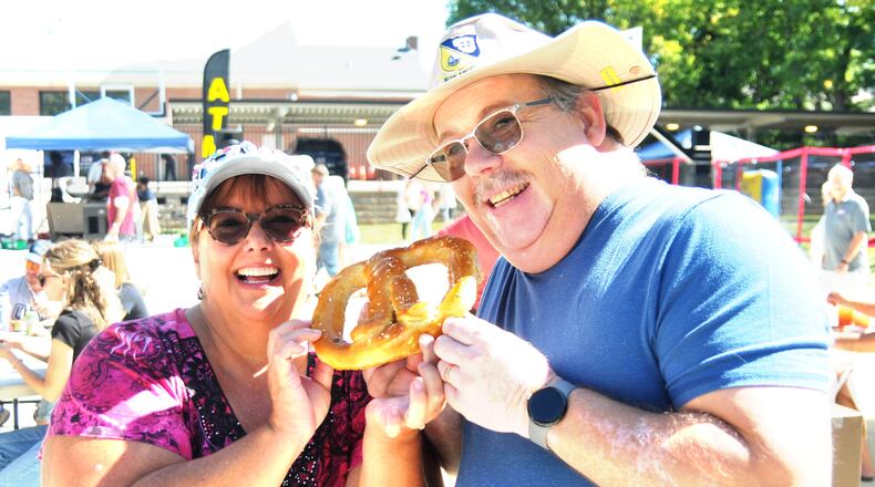 Germantown Pretzel Festival will be held 9 a.m.-9 p.m. Saturday and noon to 6 p.m. Sunday at Veteran's Memorial Park, 190 W. Warren St., Germantown. Picture is from last year's event. DAVID A. MOODIE/CONTRIBUTING PHOTOGRAPHER