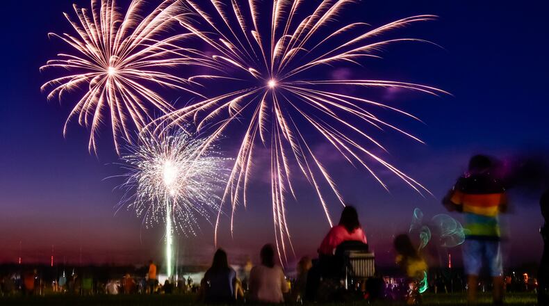 Those who like to watch fireworks will have opportunities this year in Butler County. Shows are scheduled for Hamilton and Fairfield and an aerial pyrotenics show in Middletown. NICK GRAHAM/STAFF