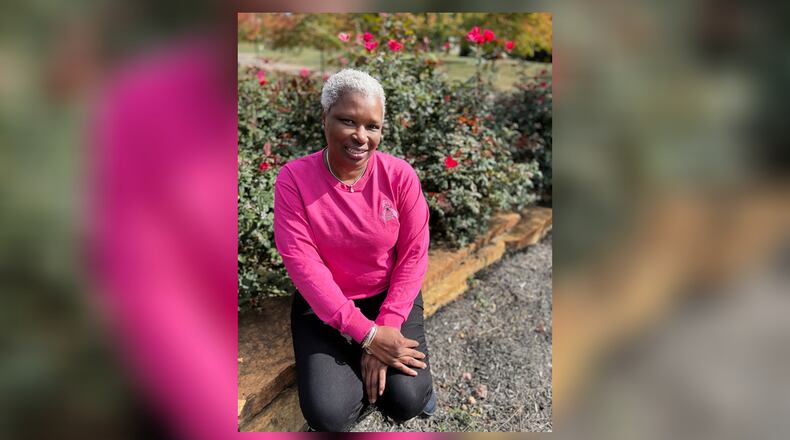 Rochelle Jones, who was diagnosed with breast cancer earlier this year, says her hair grew back white after chemotherapy. Contributed photo