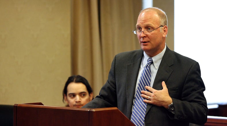 Local defense attorney Greg Howard was the top vote-getter at the GOP’s central committee meeting in a vote to replace the late Craig Hedric as common pleas judge. STAFF FILE