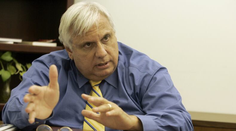 Former Butler County politician Mike Fox is recovering at the Knolls of Oxford after a medical emergency that landed him at the McCullough-Hyde Memorial Hospital in Oxford. Fox is pictured here in August 2007 during an interview when he was the executive director of the Butler County Children Services. FILE