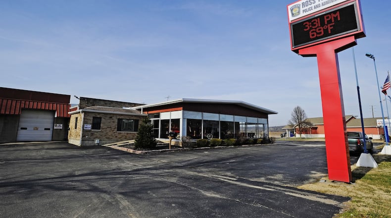 The Ross Twp. trustees held a public hearing Thursday to get feedback on a plan to impose an additional $5 vehicle registration fee. NICK GRAHAM/STAFF