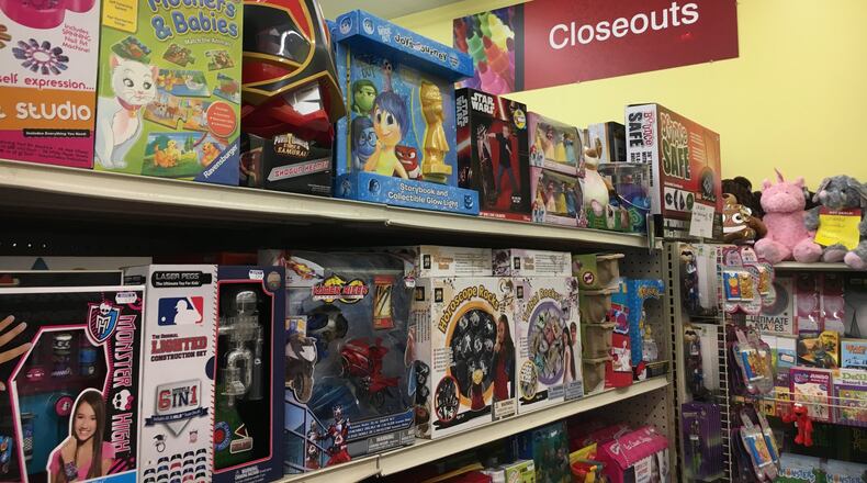 Marc’s closeout section is among the new off-price concepts in the Dayton area. STAFF PHOTO / HOLLY SHIVELY