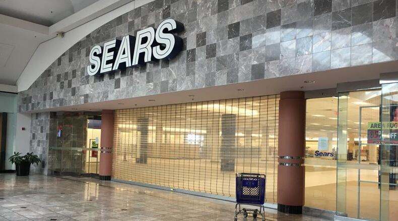 Sears at the Fairfield Commons Mall will close for good today. STAFF PHOTO / HOLLY SHIVELY