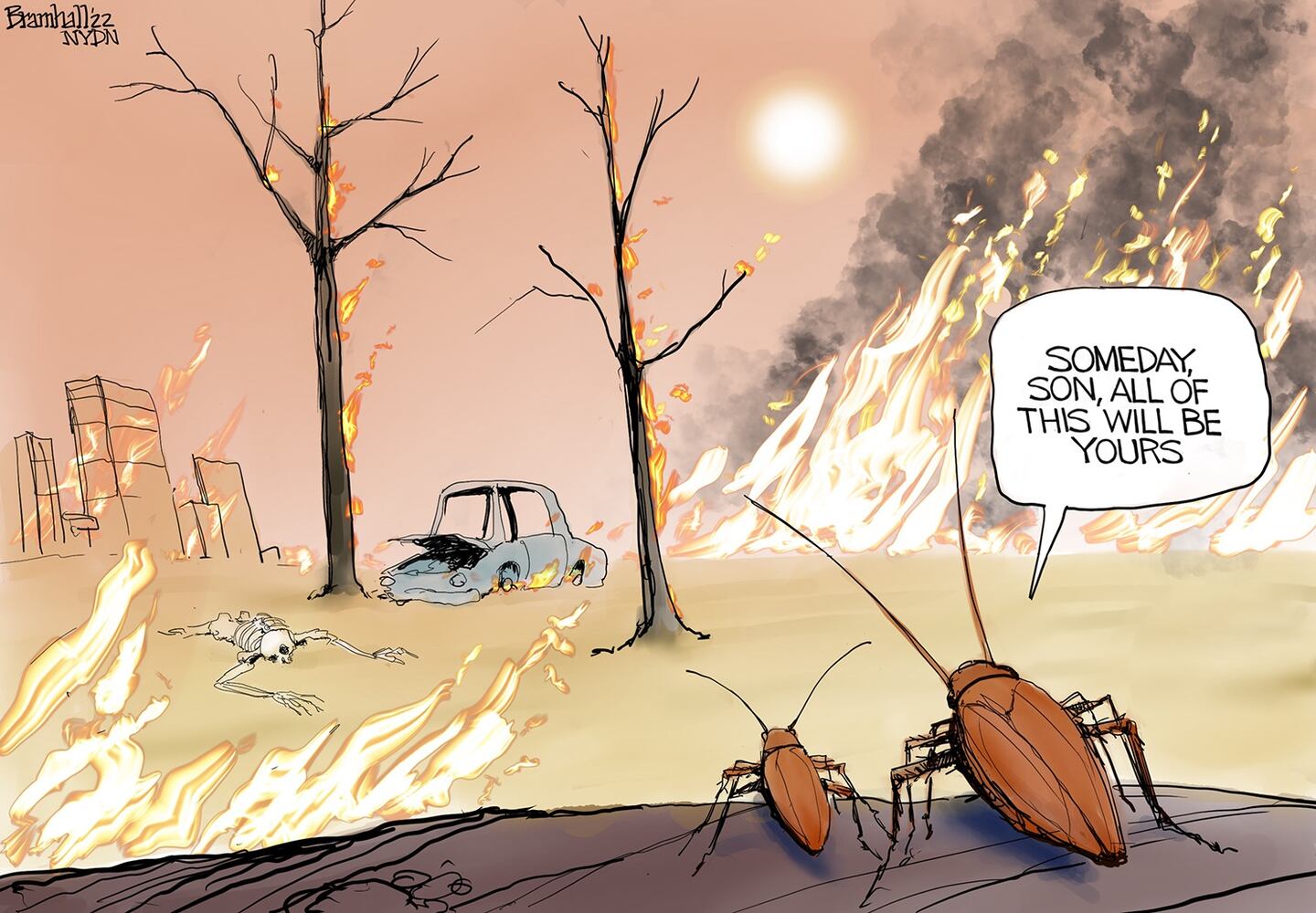 WEEK IN CARTOONS: Deleted texts, fist bump, heat wave and more