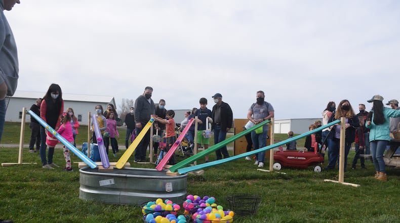 The Niederman Family Farm 2022 Easter Egg Hunt begins at 10 a.m. April 9. Parents may attend free as tickets are for the participating children. CONTRIBUTED