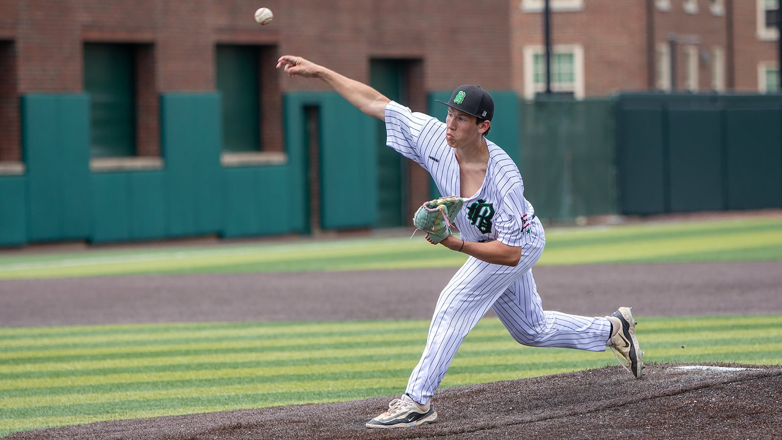 Hamilton Badin starter Caleb Driessen pitched all seven innings and allowed Vandalia Butler only one run on four hits and one walk. Jeff Gilbert/CONTRIBUTED
