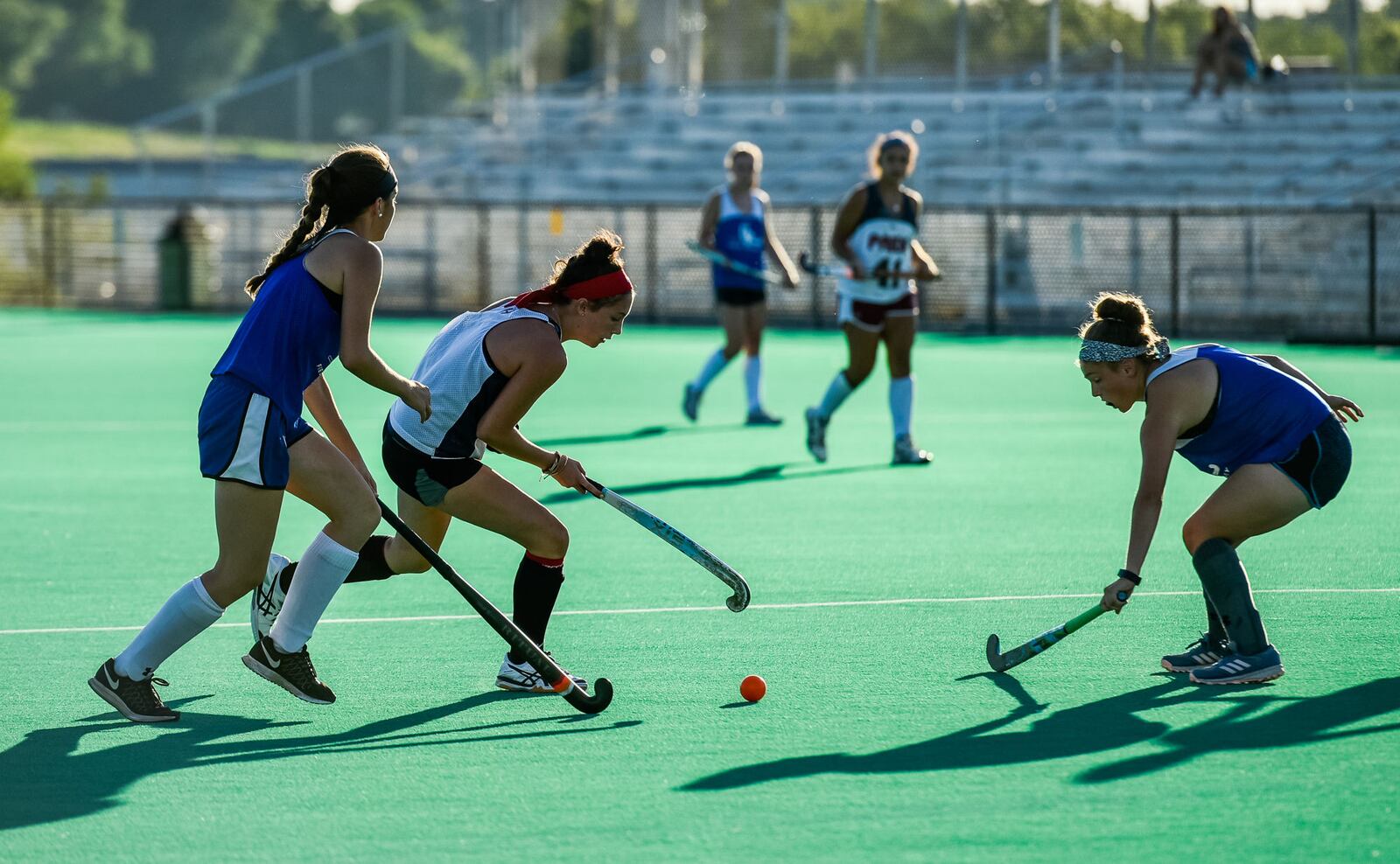 The Spooky Nook Sports Complex near Manheim, Pennsylvania is a 600,000 square feet multi-use sports, recreational and event space. A turf field hockey field is located outside and a turf field is inside the dome for sports of all kinds. The U.S. Women's National Field Hockey Team is based out of this location. A high school field hockey camp was going on while we were visiting. Spooky Nook Sports has proposed a similar facility in the former Champion Paper Mill located on B Street in Hamilton. NICK GRAHAM/STAFF