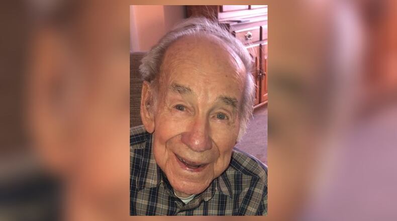 James Ernest Spears, of Fairfield, died on Oct. 26 at 98 years old. He was a WWII combat veteran and a B-25 bomber has been scheduled to fly over his funeral service at 2 p.m. on Friday, Nov. 4. PHOTO: FROM ROSE HILL CEMETERY