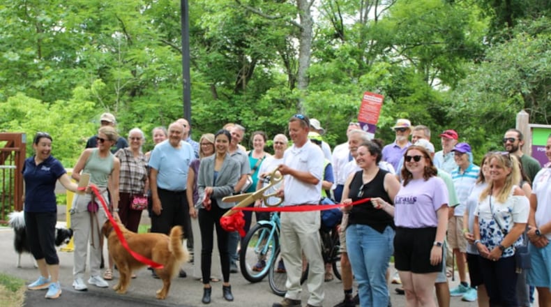 This past June, Oxford held a ribbon cutting ceremony for Phase Three of the Oxford Area Trail System (OATS). The trails are an important part of the city’s efforts to reduce reliance on personal vehicles and limit carbon emissions. SEAN SCOTT/OXFORD FREE PRESS
