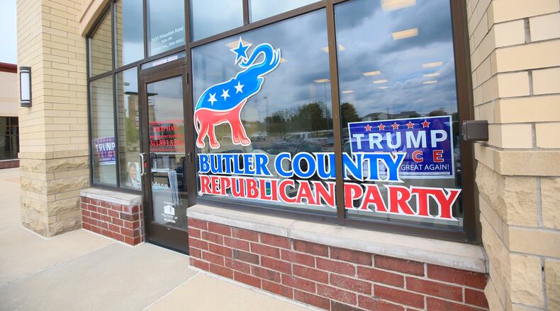 Butler County GOP headquarters at Bridgewater Falls in Fairfield Twp. GREG LYNCH / STAFF