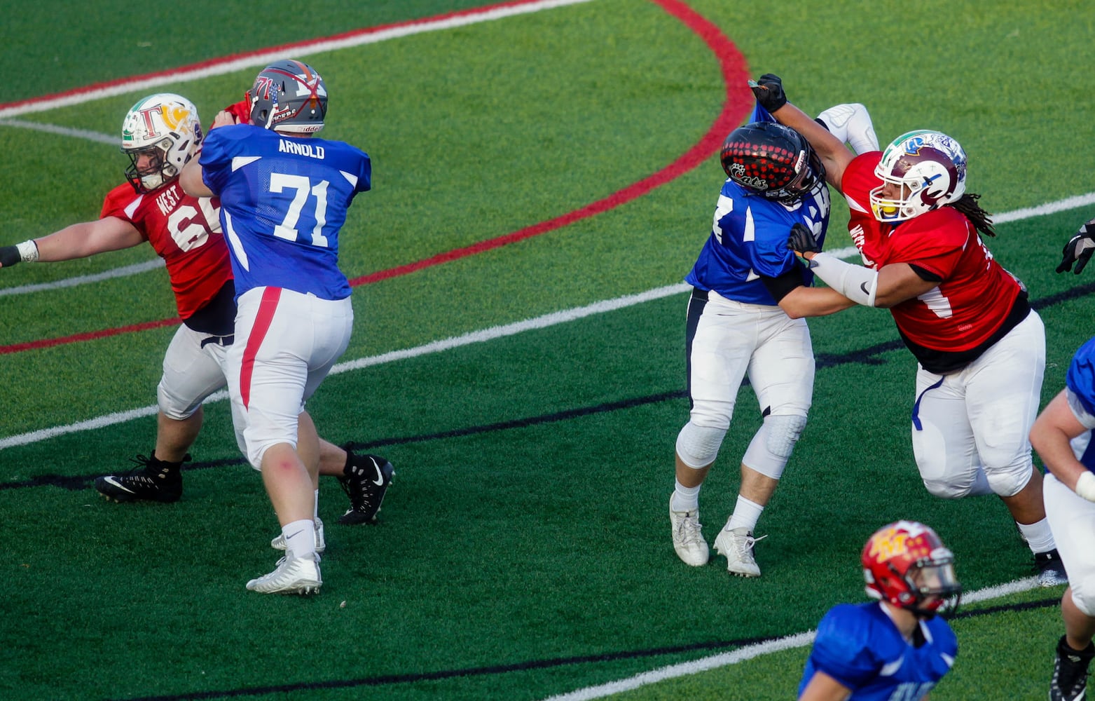 East West allstar football game