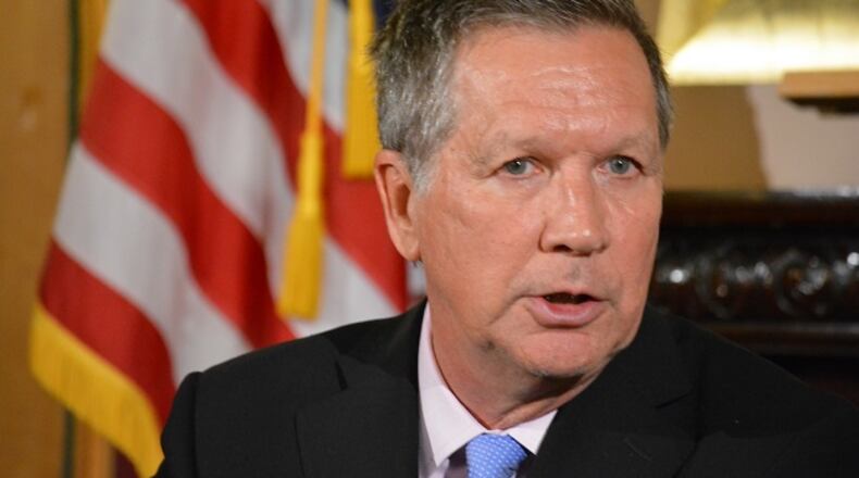 Ohio Gov. John Kasich. JIM OTTE/STAFF