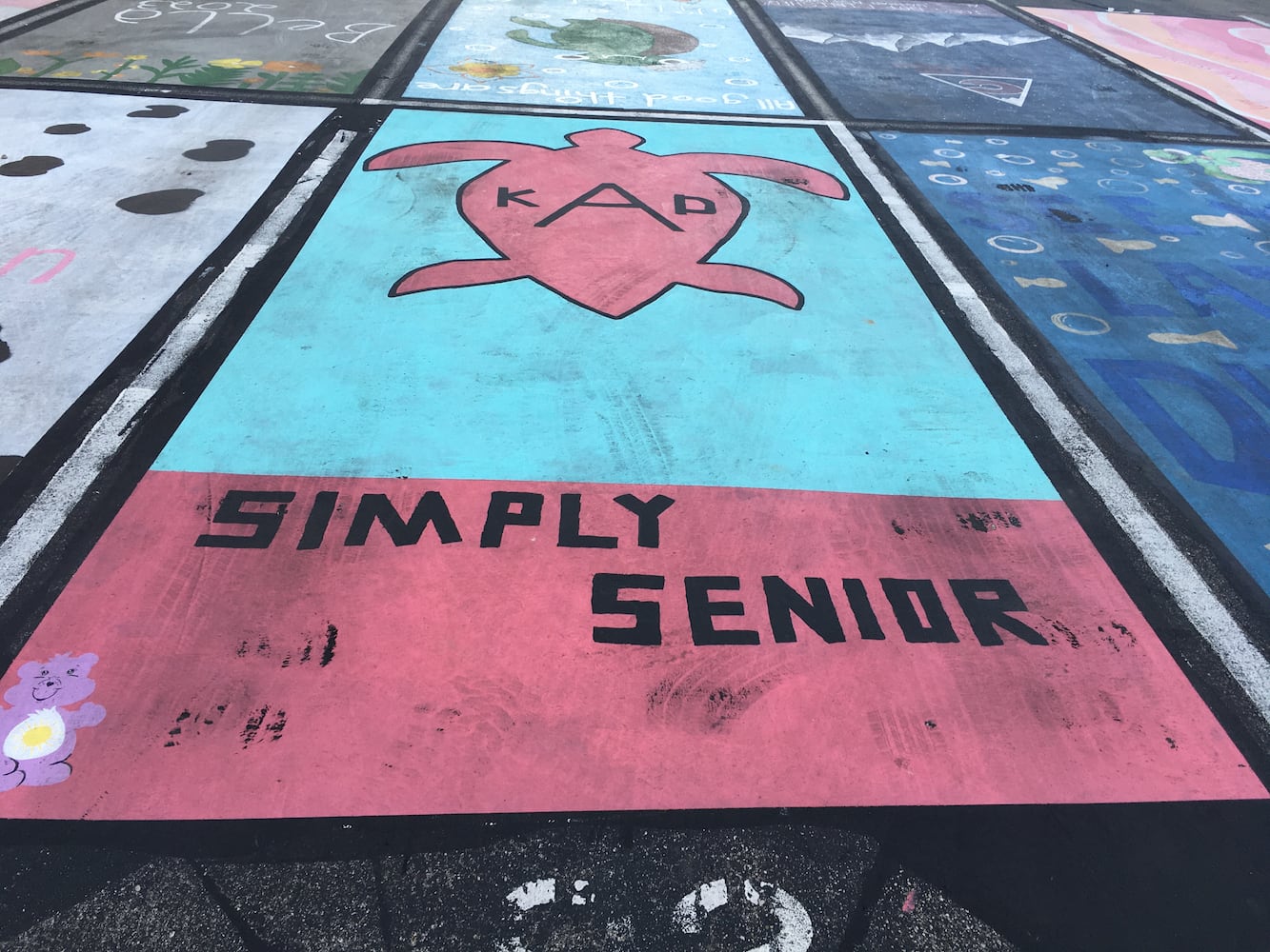 Ross senior parking lot spaces
