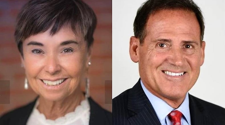 Warren County Republican Primary candidates Amy Brewer and Tom Grossmann