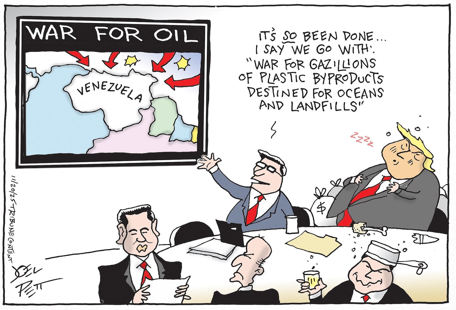 CARTOONS: Joel Pett, Nov. 24, 2025