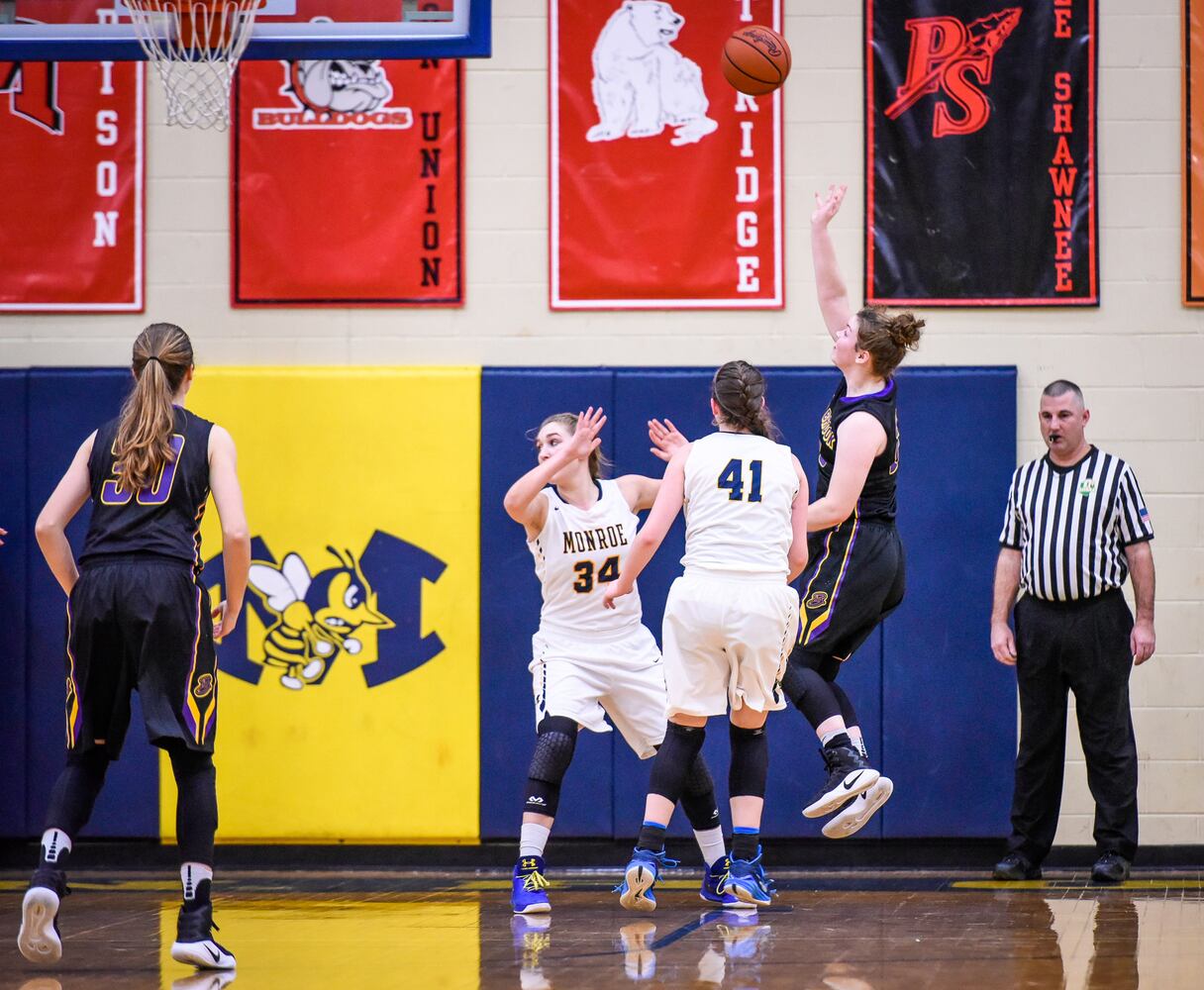 Monroe vs Bellbrook Girls Basketball