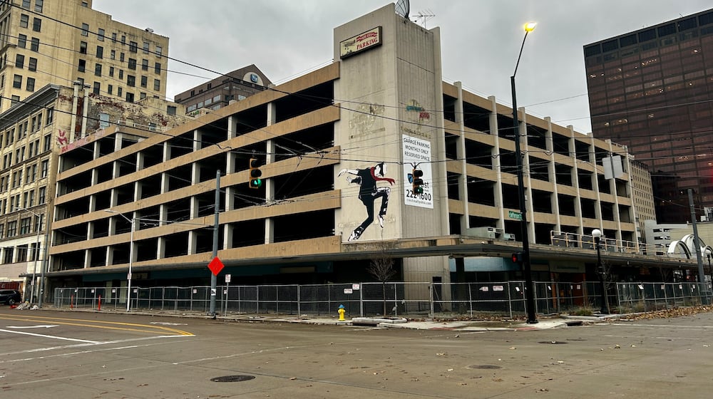 The Air City Garage in downtown Dayton is set for rehabilitation. Wednesday, December 10, 2025.