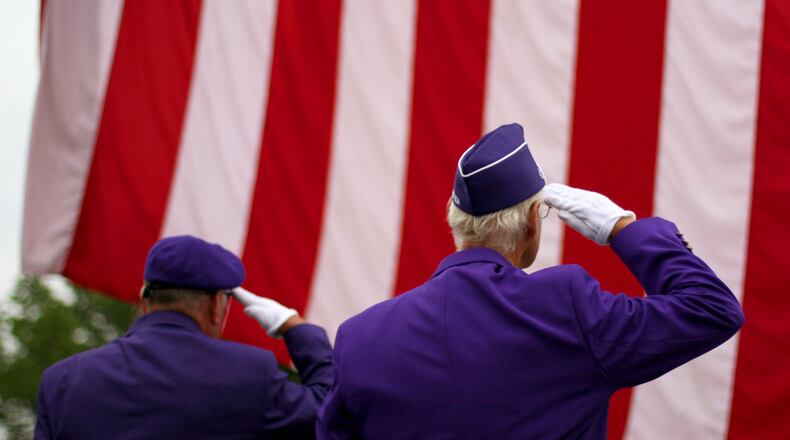 Fairfield to be the latest community in Ohio to be designated as a Purple Heart City. The city will accept the designation at its City Council meeting on Monday. STAFF FILE PHOTO