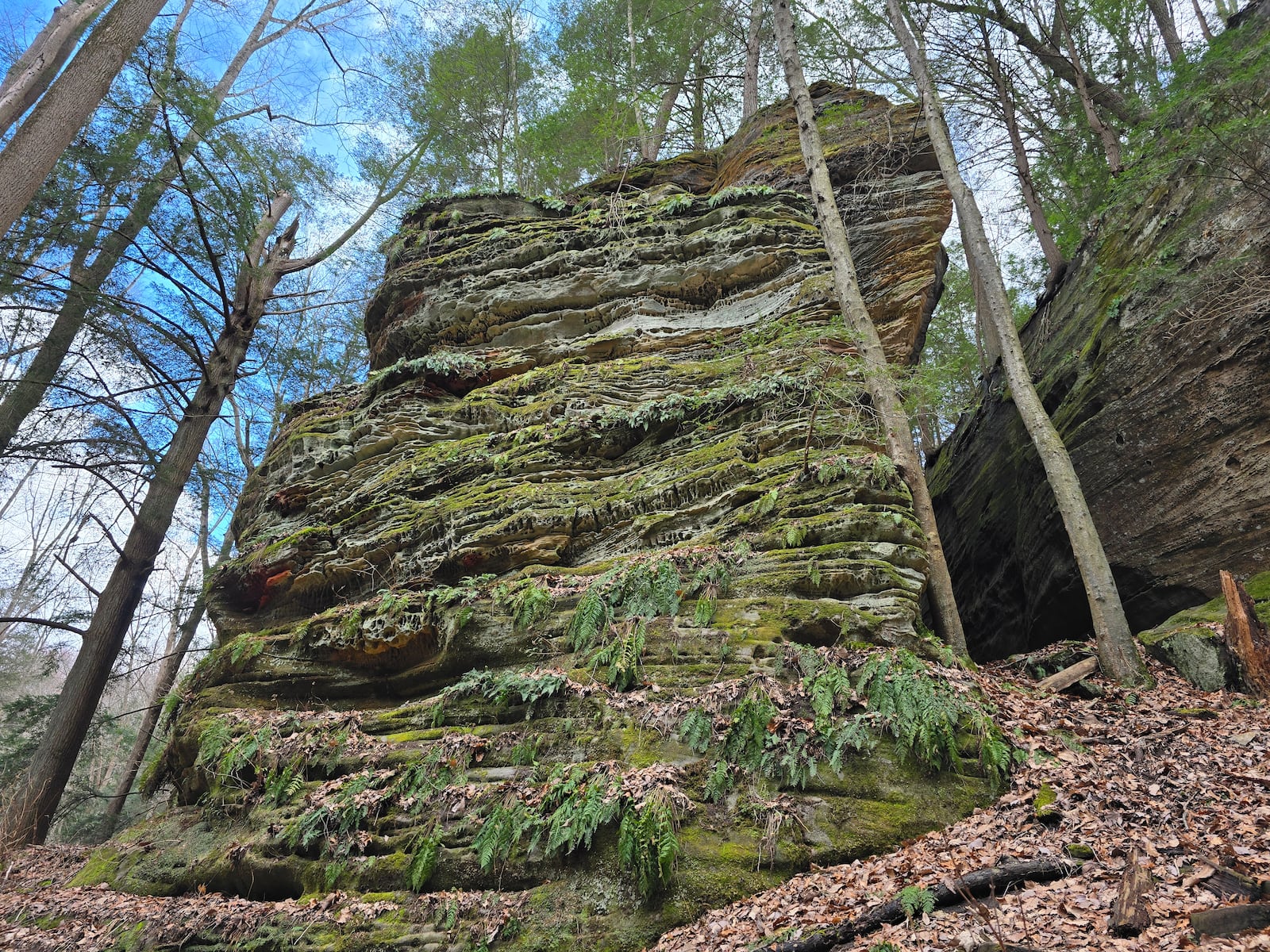 Rock formation in Hocking Hills, Cantwell Cliffs trail. CONTRIBUTED PHOTO