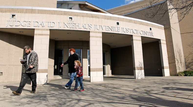 The Butler County Juvenile Justice Center at 280 N. Fair Ave. in Hamilton, seen in 2013. NICK DAGGY / STAFF