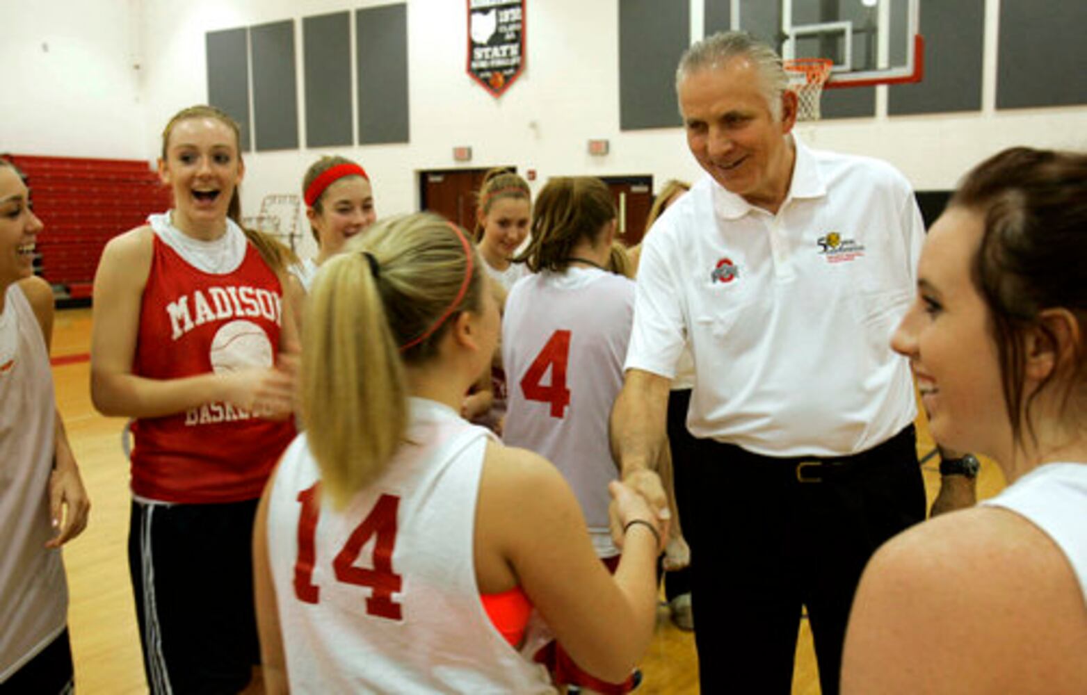 Legend talks to Madison girls
