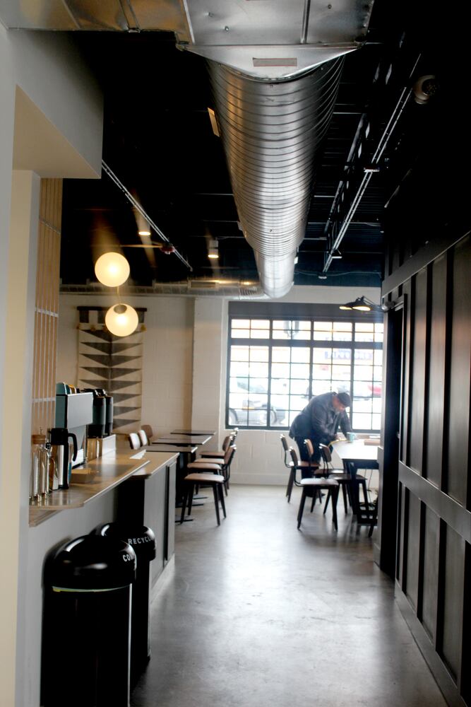 PHOTO:  look inside of the new Ghostlight Coffee shop location next to Old Scratch Pizza