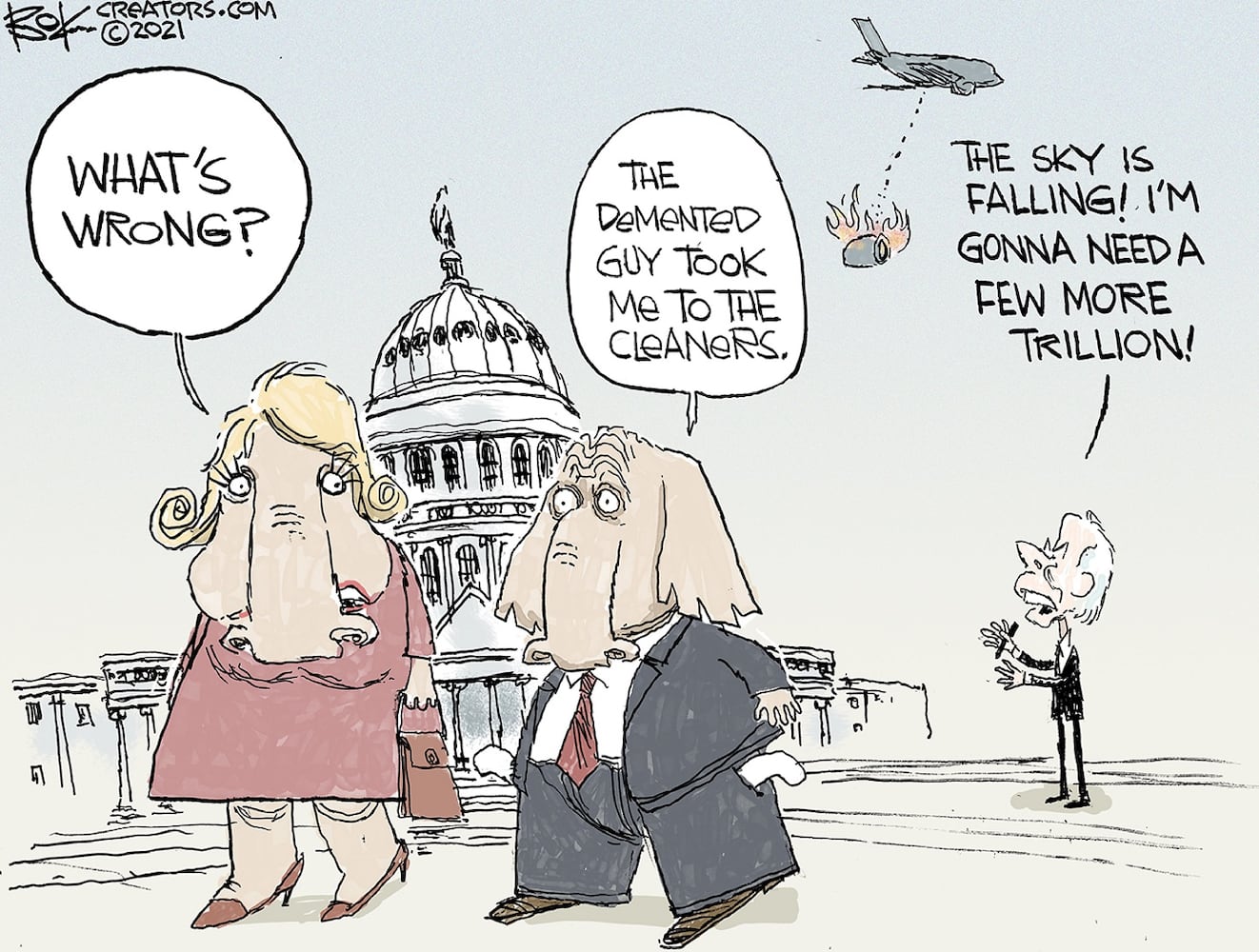 Week in cartoons: Biden press conference, Georgia voting rules and more